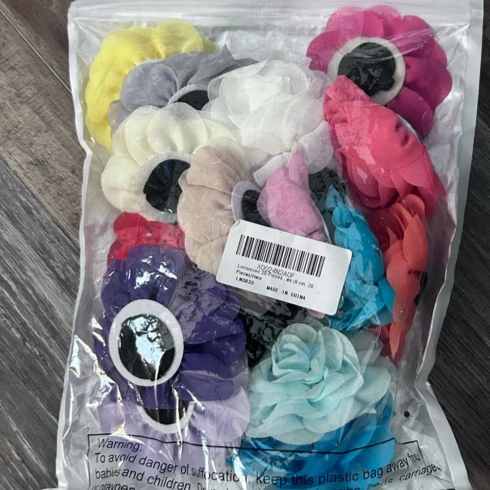 20 Dog Collar Flowers Attachement Cat Bow Tie Flora Accessories Set Collar HG99